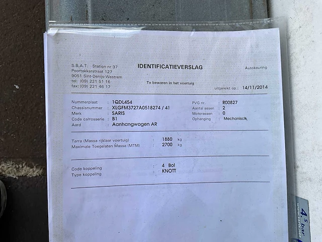 2011 saris aanhangwagen led scherm - afbeelding 24 van  33