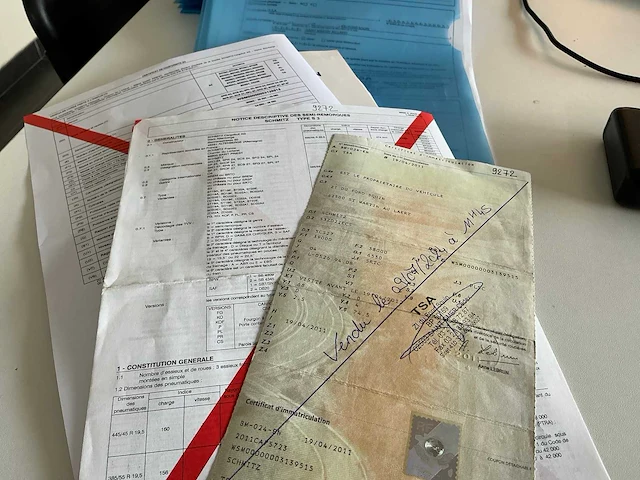 2011 schmitz s3 zd zeiltrailer - afbeelding 5 van  13