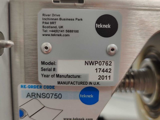 2011 teknek nwp0762 contactreinigingssysteem - afbeelding 7 van  7