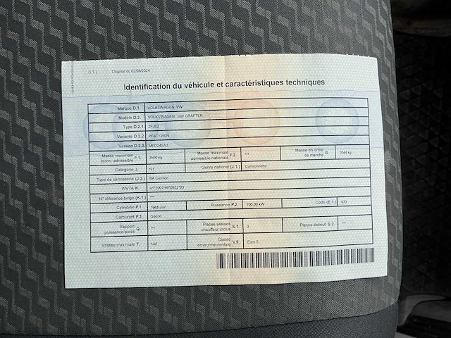 2011 volkswagen crafter 2.0 tdi sleepwagen van - afbeelding 33 van  45