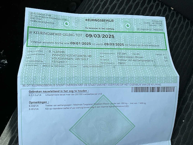 2011 volkswagen golf 1.6 tdi personenauto - afbeelding 33 van  39