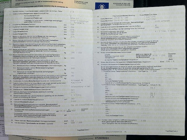 2011 volkswagen touareg personenauto - afbeelding 29 van  37