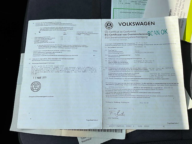2011 volkswagen touran personenauto - afbeelding 19 van  28