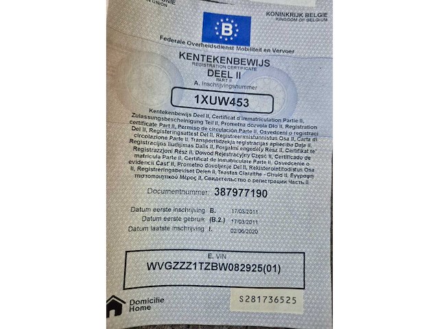 2011 volkswagen touran personenauto - afbeelding 10 van  20