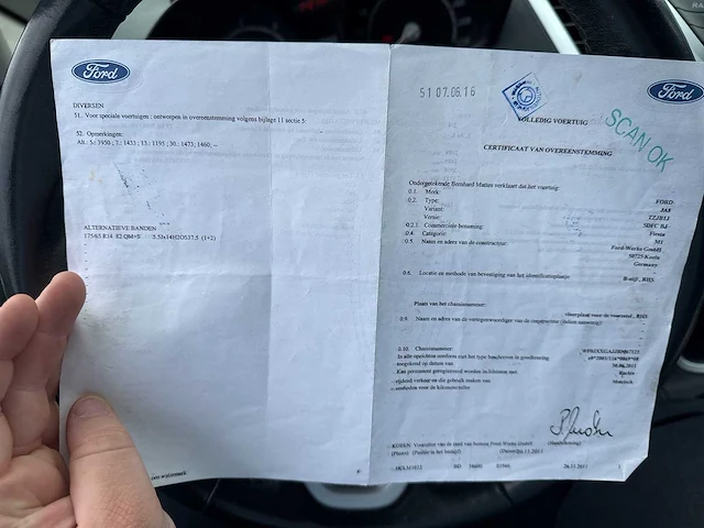 2012 - ford fiesta - personenauto - afbeelding 22 van  31