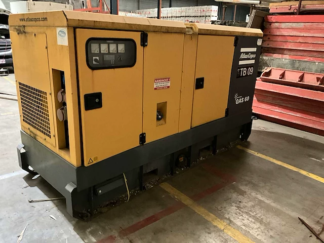 2012 atlas copco qas 60 stroomgenerator - afbeelding 1 van  12