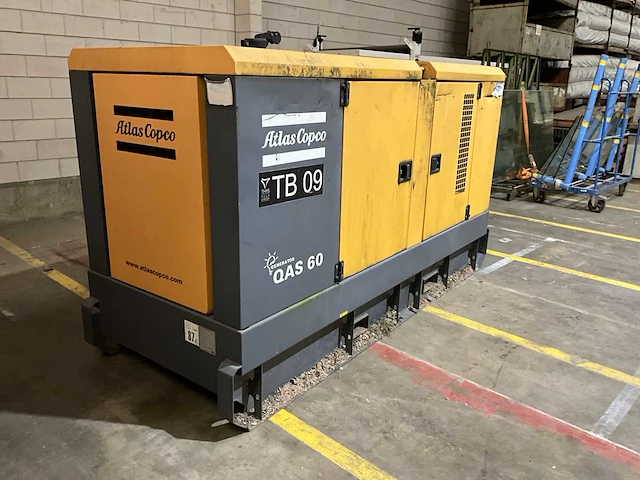 2012 atlas copco qas 60 stroomgenerator - afbeelding 6 van  12