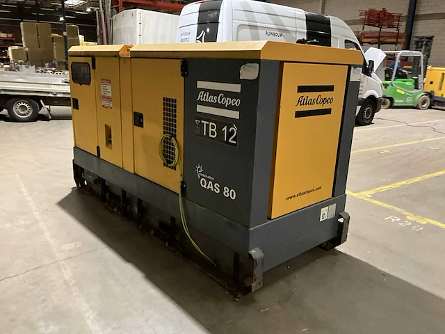 2012 atlas copco qas 80 stroomgenerator - afbeelding 5 van  12