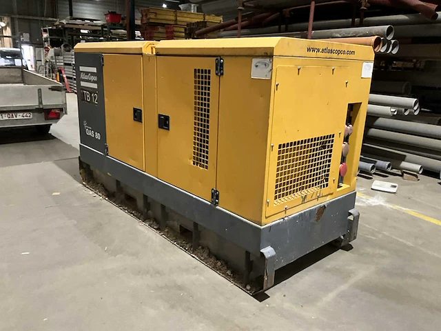 2012 atlas copco qas 80 stroomgenerator - afbeelding 7 van  12