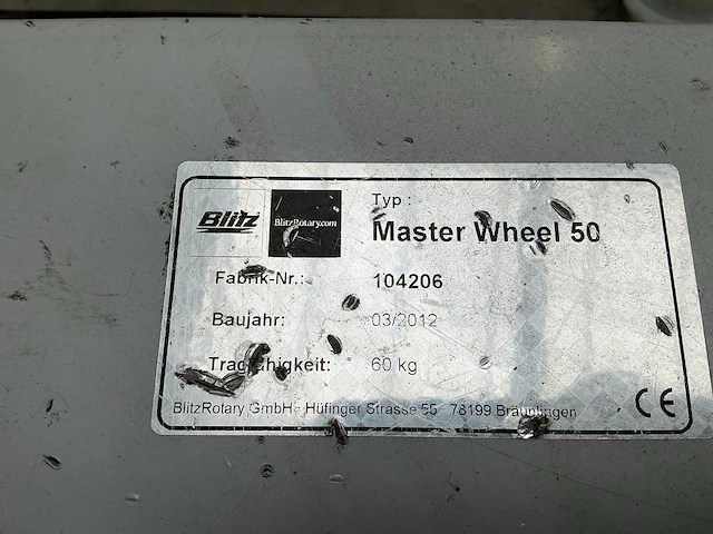 2012 blitz master wheel 50 wielmontage - afbeelding 3 van  11