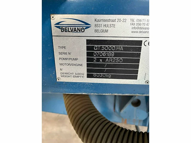 2012 delvano gt5000 ha sproeier - afbeelding 4 van  12