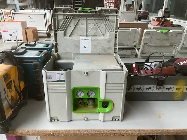2012 festool sym 150-8-6 w draagbare luchtcompressor - afbeelding 1 van  4