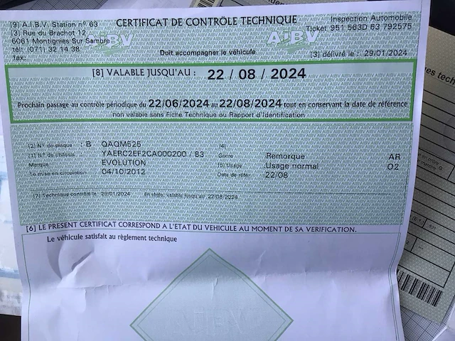 2012 ftg rc2ef2 dca07d auto aanhangwagen - afbeelding 8 van  21