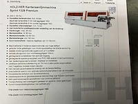 2012 holzher sprint 1329 premium kantaanlijmmachine - afbeelding 19 van  25