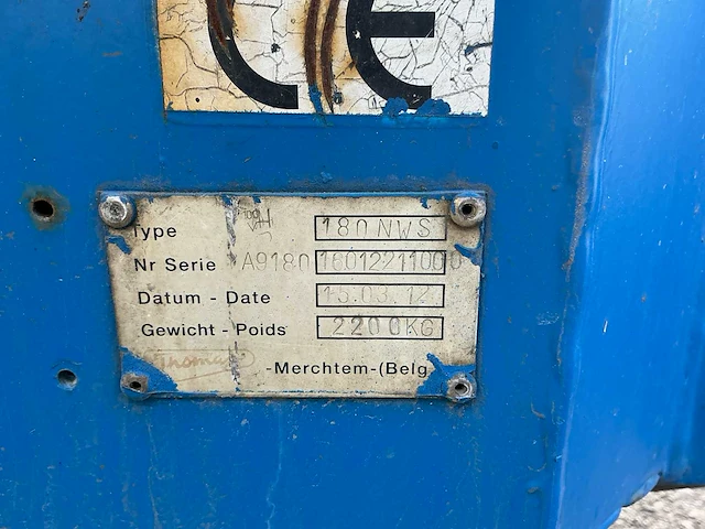 2012 hoogwerker 18m thomas 180nws - afbeelding 16 van  21