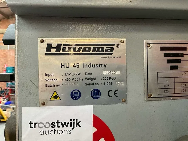 2012 huvema hu 45 industry kolomboormachine - afbeelding 5 van  6