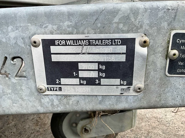 2012 ifor williams hb511 paardentrailers - afbeelding 15 van  27
