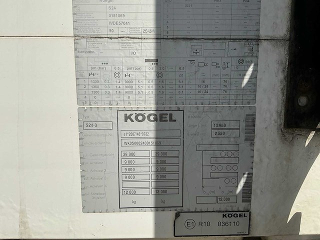 2012 kogel s 24-3 box oplegger - afbeelding 20 van  34