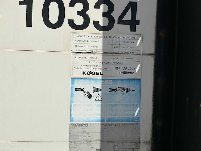 2012 kogel s 24-3 box oplegger - afbeelding 21 van  34