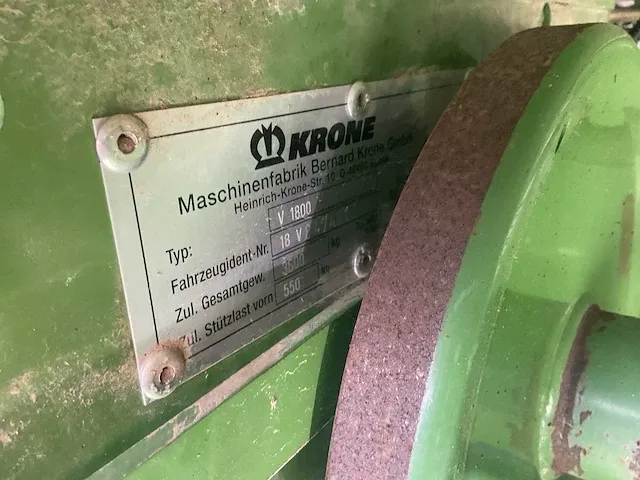 2012 krone fortima v1800 balenpers - afbeelding 16 van  23