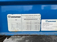 2012 krone sd p27ko vlakke oplegger - afbeelding 8 van  9
