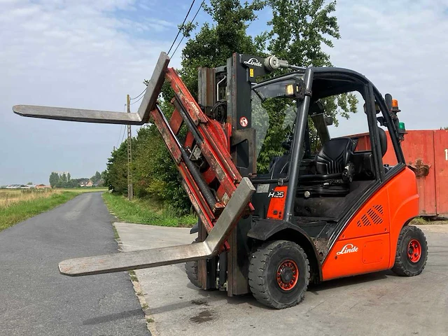 2012 linde h25d-1 explosievrije vorkheftruck met roterend vorkenbord - afbeelding 13 van  53