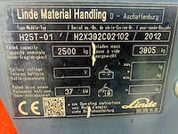 2012 linde h25t vorkheftruck - afbeelding 21 van  28