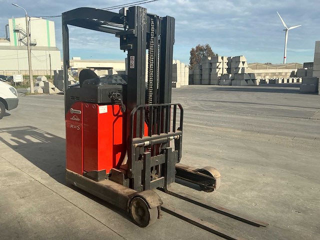 2012 linde r14s-12 reach truck - afbeelding 8 van  12