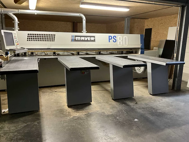 2012 mayer ps 80 platen opdeelzaagmachine - afbeelding 2 van  20