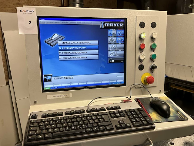 2012 mayer ps 80 platen opdeelzaagmachine - afbeelding 4 van  20