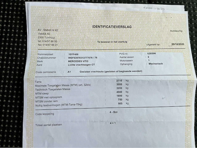 2012 mercedes-benz vito 116 cdi bedrijfswagen - afbeelding 26 van  29