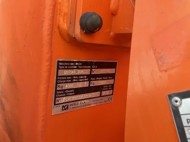 2012 merlo roto 40.30 mcss verreiker - afbeelding 49 van  54