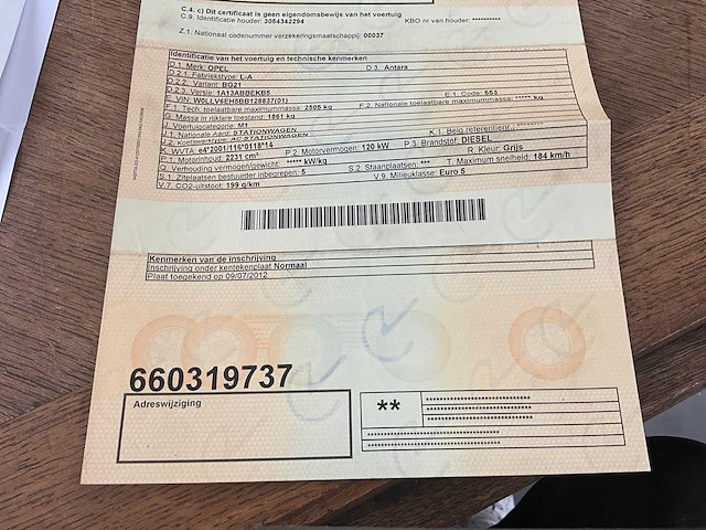 2012 opel antara - afbeelding 24 van  31