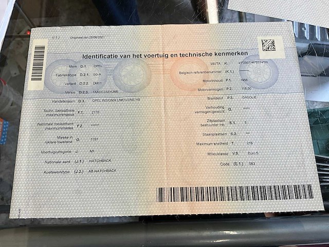 2012 opel insignia limousine hb personenauto - afbeelding 45 van  56