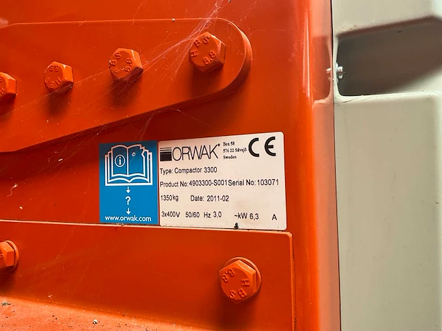 2012 papierperser compactor 3300 - afbeelding 4 van  9