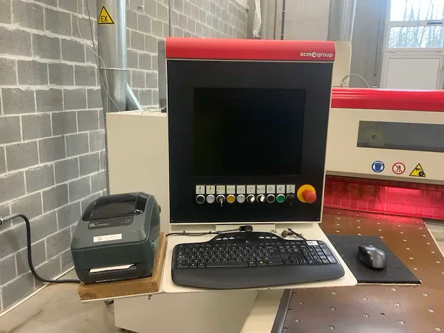 2012 scm sigma impact 87 platen opdeelzaagmachine - afbeelding 5 van  29