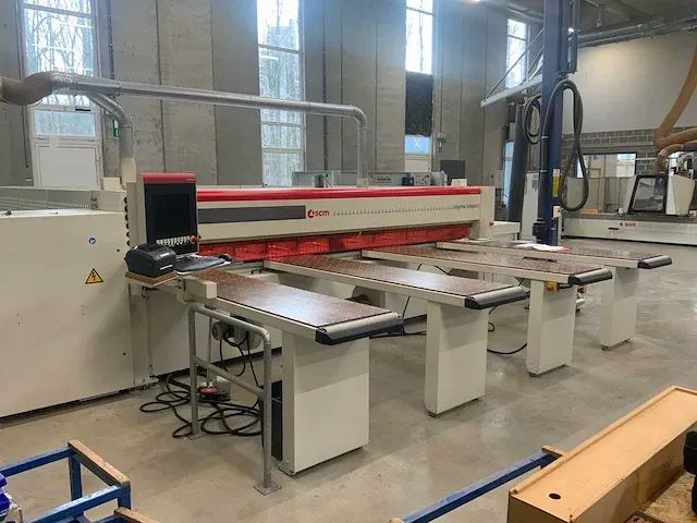2012 scm sigma impact 87 platen opdeelzaagmachine - afbeelding 23 van  29