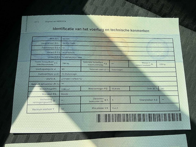 2012 skoda fabia - afbeelding 54 van  63
