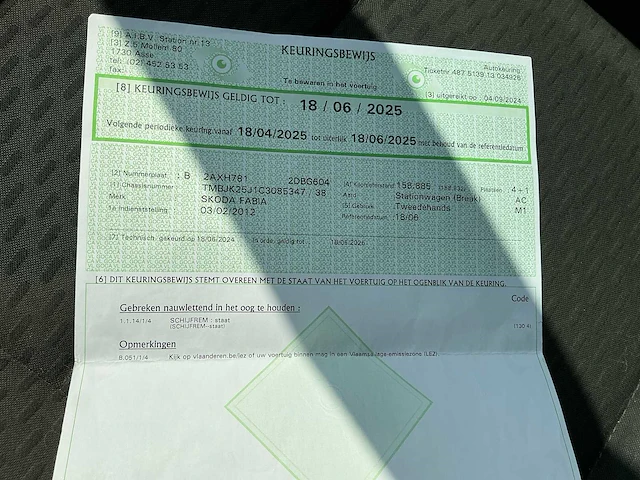 2012 skoda fabia - afbeelding 59 van  63
