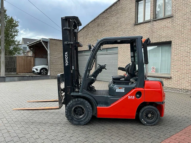2012 toyota 02-8fdf25 vorkheftruck - afbeelding 7 van  14