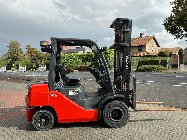 2012 toyota 02-8fdf25 vorkheftruck - afbeelding 11 van  14