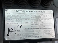 2012 toyota tonero 20 vorkheftruck - afbeelding 55 van  55