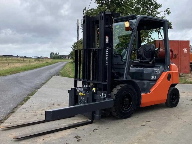 2012 toyota tonero 20 vorkheftruck - afbeelding 1 van  52