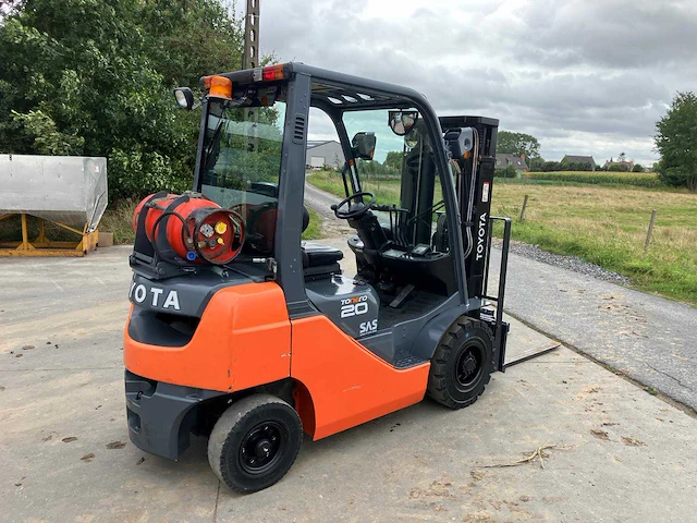 2012 toyota tonero 20 vorkheftruck - afbeelding 49 van  52