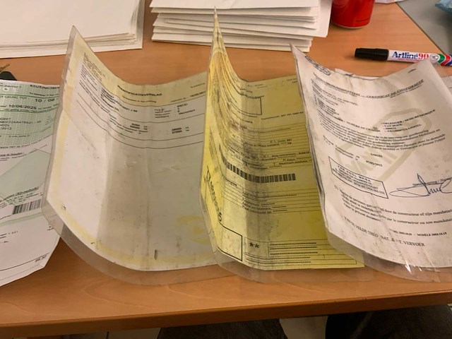 2012 van hool 3b0072 vrachtwagen oplegger - afbeelding 3 van  11