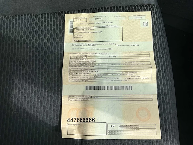 2012 volkswagen golf tdi personenauto - afbeelding 13 van  21