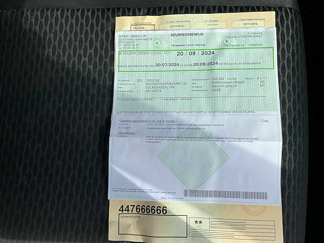 2012 volkswagen golf tdi personenauto - afbeelding 14 van  21