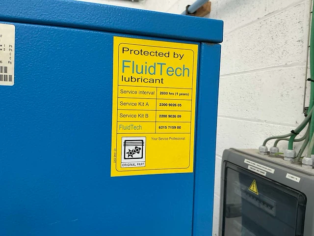 2013 abac genesis 5.5 500l schroefluchtcompressor - afbeelding 8 van  17