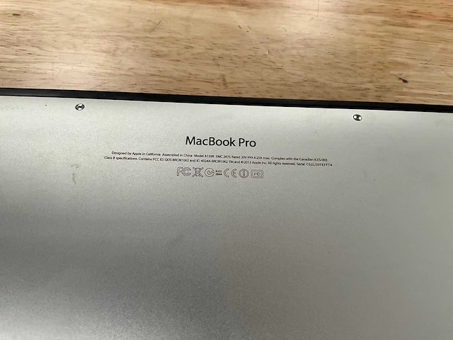 2013 apple a1398 macbook - afbeelding 5 van  5