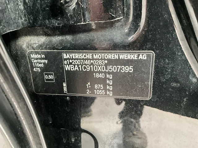 2013 bmw 116d personenauto - afbeelding 40 van  45